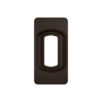  PLAQUE 1 MODULE NOIR MAT 