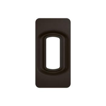  PLAQUE 1 MODULE NOIR MAT 