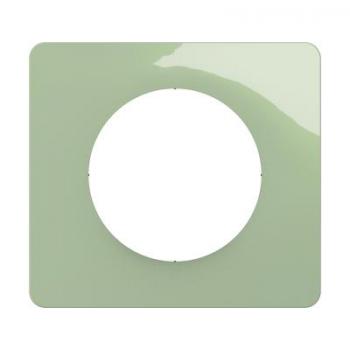  PLAQUE 1 POSTE VERT CELADON 
