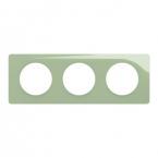  PLAQUE 3 POSTES VERT CELADON 