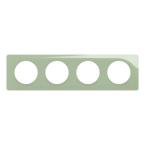  PLAQUE 4 POSTES VERT CELADON 