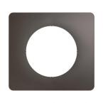  PLAQUE 1 POSTE GRIS CENDRE 