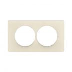  PLAQ 2P ENTR. 57 BLANC AMANDE 