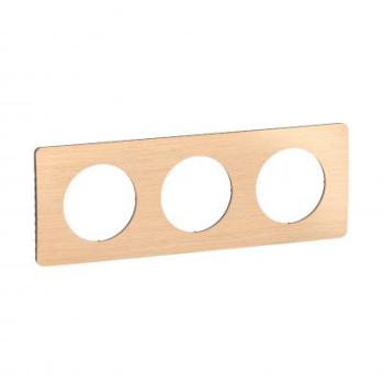  PLAQUE 3 POSTES HETRE 