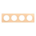  PLAQUE 4 POSTES HETRE 