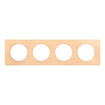  PLAQUE 4 POSTES HETRE 