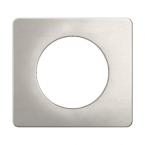  PLAQUE 1 POSTE ALU SATINE 