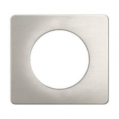  PLAQUE 1 POSTE ALU SATINE 