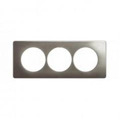  PLAQ 3P ENTR. 57 ACIER SATINE 
