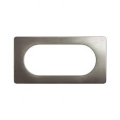  PLAQUE 4 A 5 MOD ACIER SATINE 