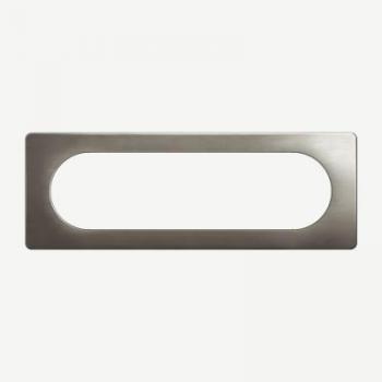  PLAQUE 6 A 8 MOD ACIER SATINE 