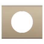  PLAQUE 1 POSTE NICKEL SATINE 