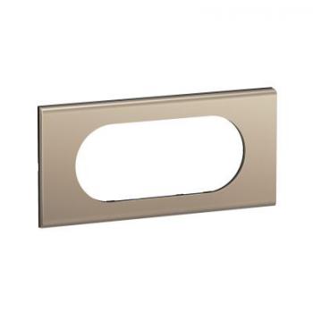 PLAQUE 4 A 5 MOD NICKEL SATINE 