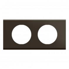 PLAQUE 2P NICKEL SOMBRE SATINE 