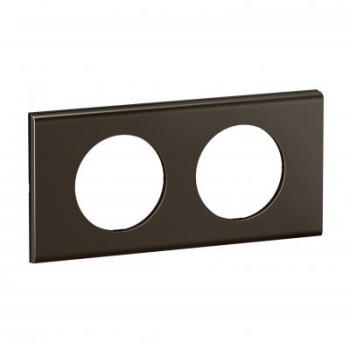  PLAQUE 2P NICKEL SOMBRE SATINE 