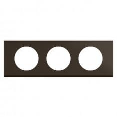  PLAQUE 3P NICKEL SOMBRE SATINE 
