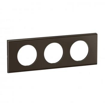  PLAQUE 3P NICKEL SOMBRE SATINE 