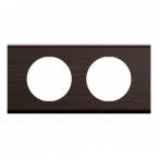 PLAQUE 2 POSTES FRENE WENGUE 