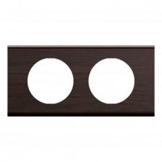  PLAQUE 2 POSTES FRENE WENGUE 