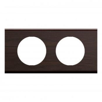  PLAQUE 2 POSTES FRENE WENGUE 