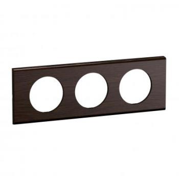  PLAQUE 3 POSTES FRENE WENGUE 