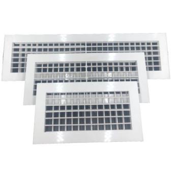  GRILLE DBLE DEFELX ABS BLANCHE 