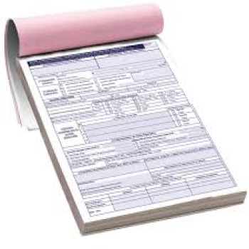  CARNET FICHE D'INTERVENTION 