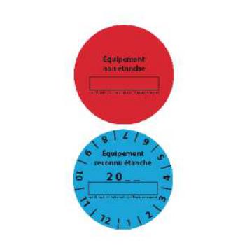  JEU DE 20 ETIQUETTES ROUGES 