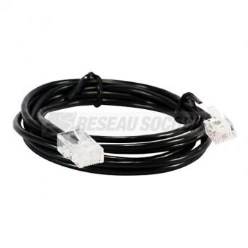  CORDON RJ45/FICHE IEC TV 2 m 