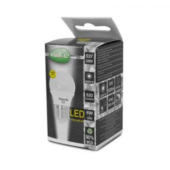  LED VISION-EL  6 W  G45  BULB 