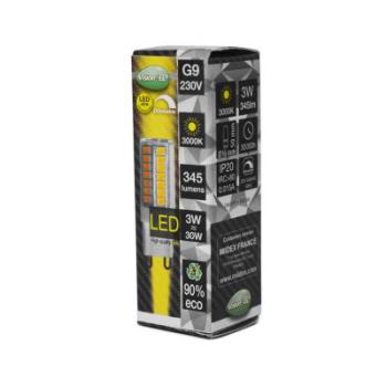  LED G9  3 W  3000 K 230 VOLT B 