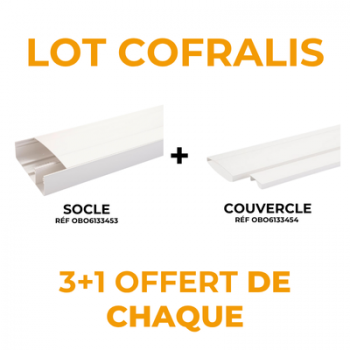  LOT COFRALIS 3+1 SOCLE/COUVERC 