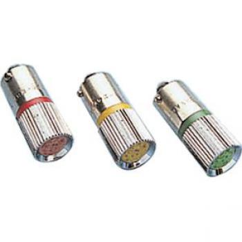  BA9S SING.LED 10x28 230VAC BLA 
