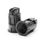  E14 DOUILLE MONOBLOC NOIR 