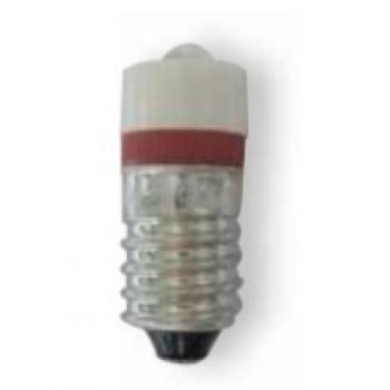  E10 SING.LED 10x25 230VAC BLAN 