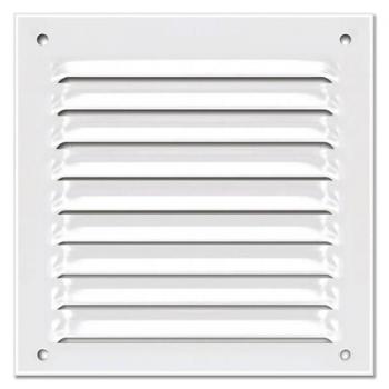  GRILLE 150X150 ALU BLANC A/M 
