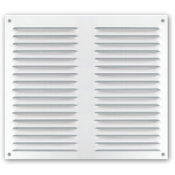  GRILLE 250X250 ALU BLANC A/M 
