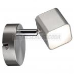  Spotlight Cubik 1x4W acier bro 
