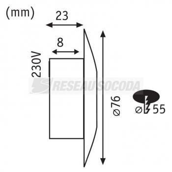  Special kit encastre LED IP65 