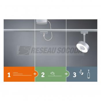 Spots URail Barelli max, 1x10W 
