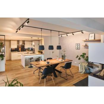  Spot URail Tubo 1x5W Noir mat 