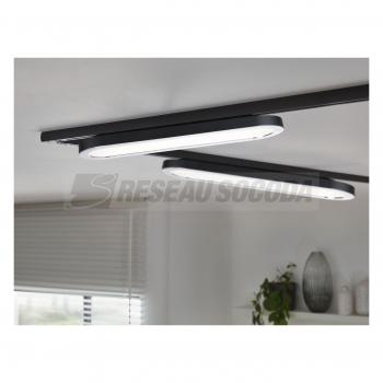  Panneau URail LED 1x7W Noir ma 