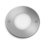  Moss recessed inox 1x3W 230V 