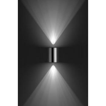  Buxus wall lantern inox 2x4.5W 