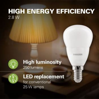  MZD LED 25W E14 827 P45 FR ND 