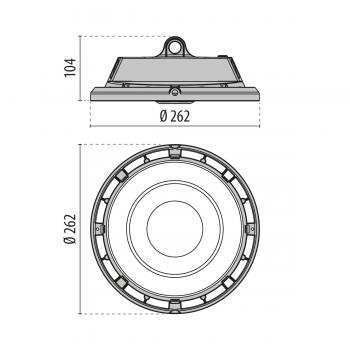  A+ 100 C/EW 840 BK 1-10V 
