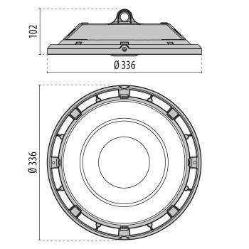  A+ 200 C/EW 840 BK 1-10V 