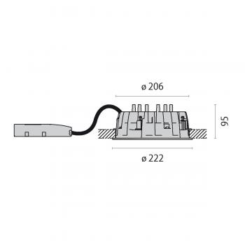 DL220LED SB 46 C/EW 830 WH9016 
