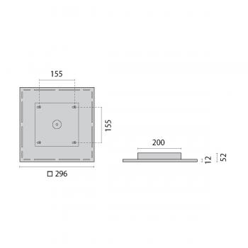  FL300LED SM 24 S/B 840 WH9016 