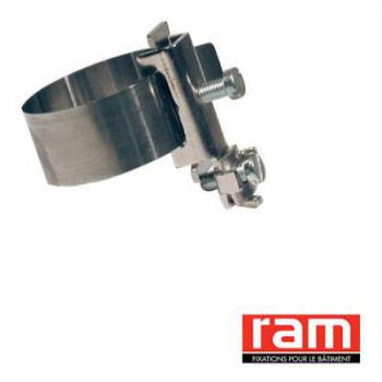  1 COLLIER  INOX T ACIER 120 